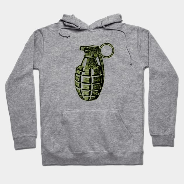 Grenade Hoodie by linesdesigns